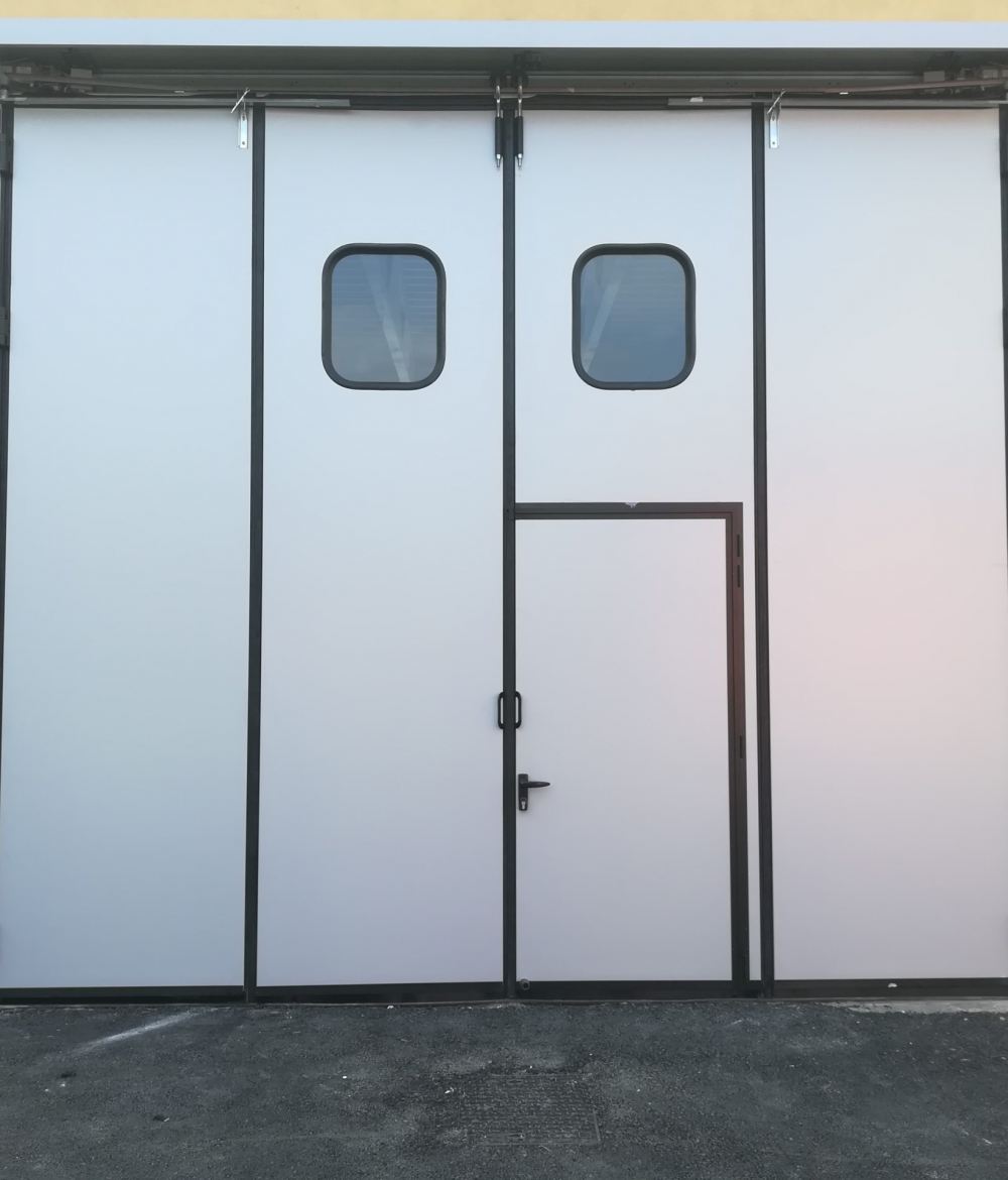 Portoni Industriali a Libro Pastore - Securvip Senza Guida Inferiore