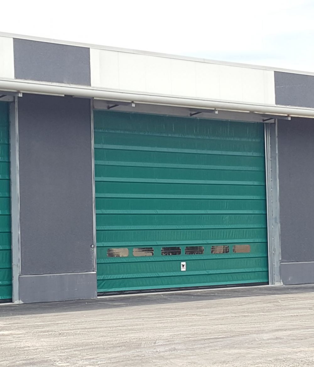 Portoni ad Apertura Rapida Pastore - Laser ad Impacchettamento