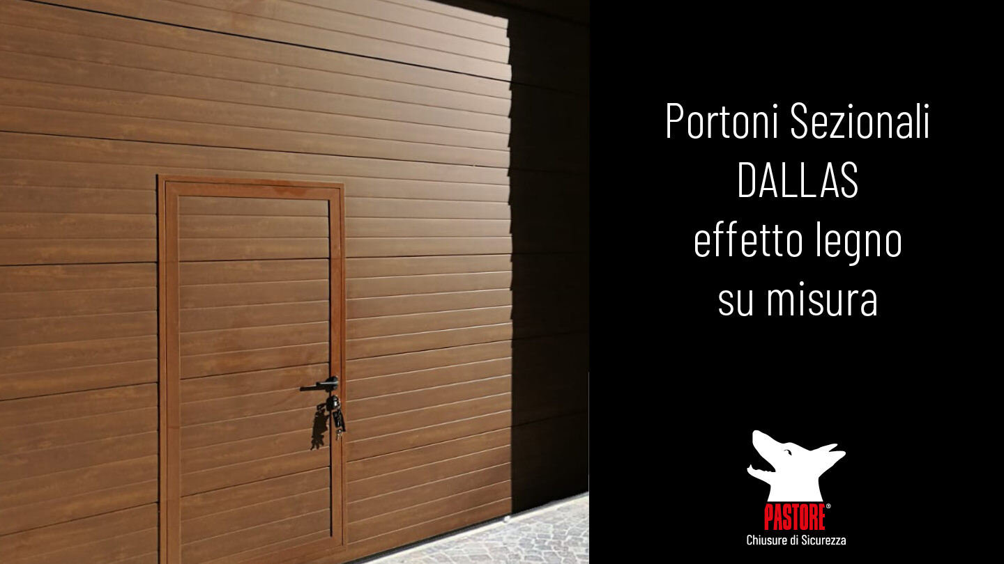 Dallas: il portone sezionale dal design sobrio e moderno | Pastore chiusure di sicurezza
